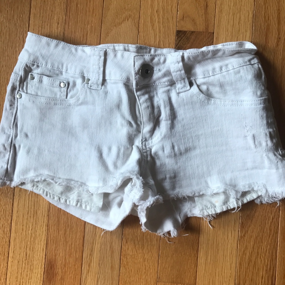 White F21 shorts